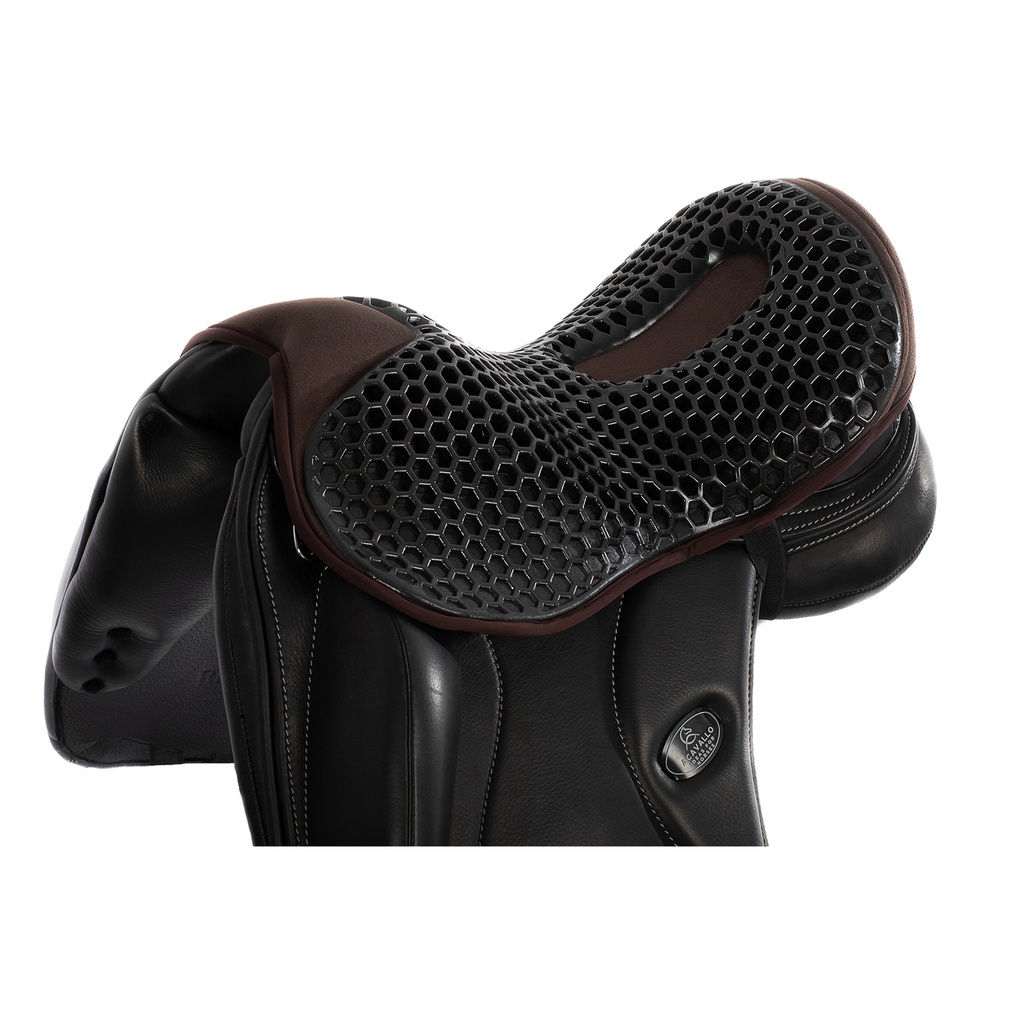 Protector de arreio Acavallo ortho-coccyx hexagonal gel 20mm thickness ensino