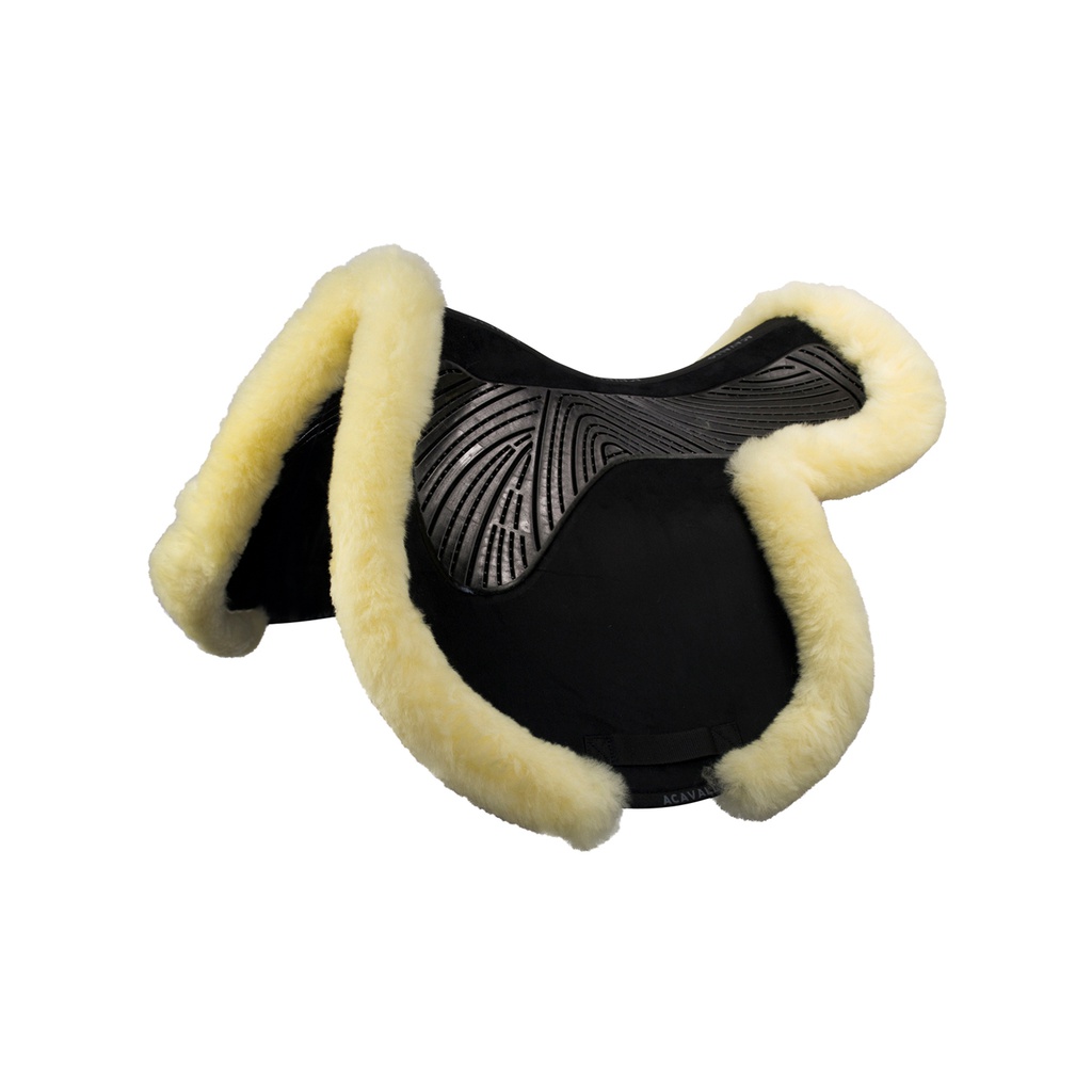 Protector Acavallo twin sided classic gel jump numnah pelo natural