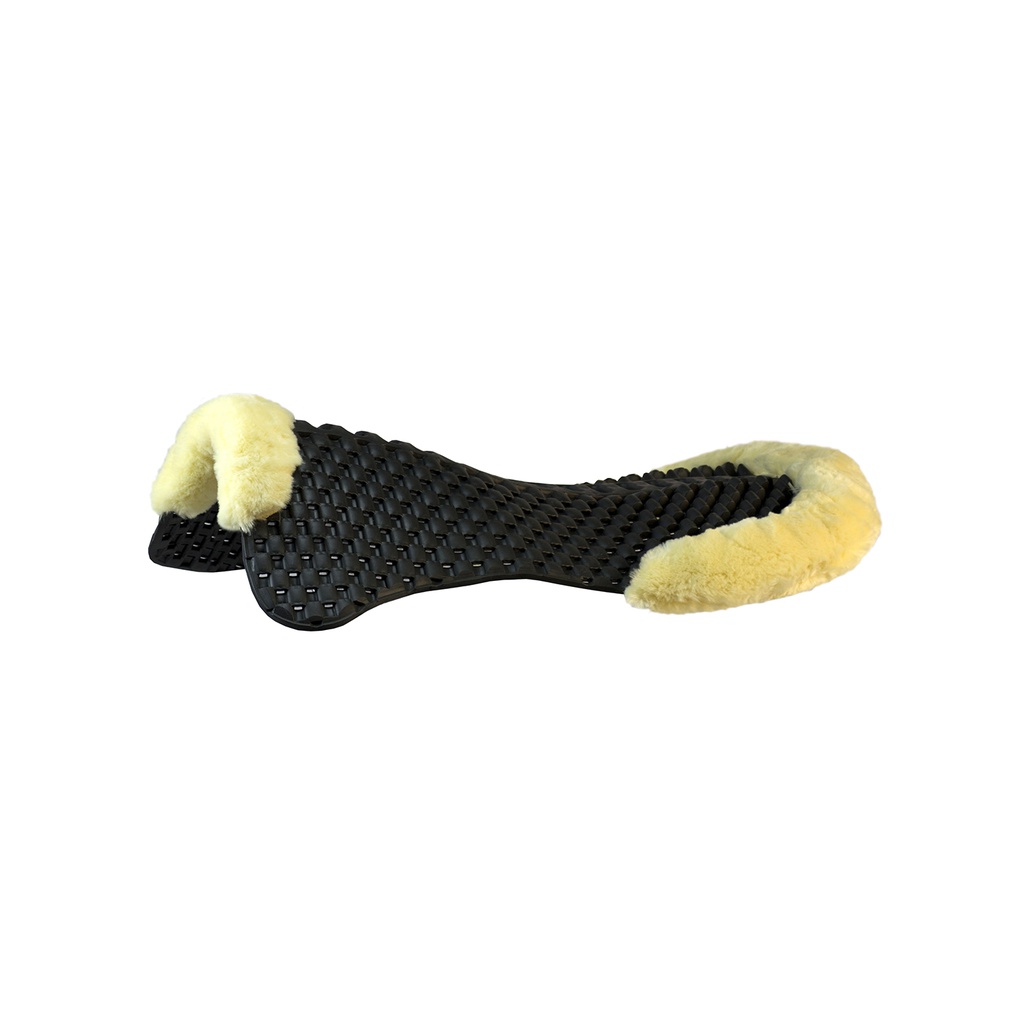 Protector Acavallo piuma air-release featherlight eva with back riser com pelo sintético