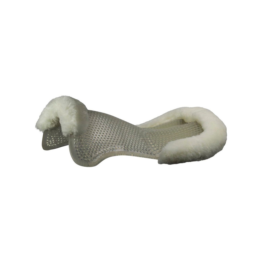 Protector Acavallo classic gel with back riser cut com pelo sintético
