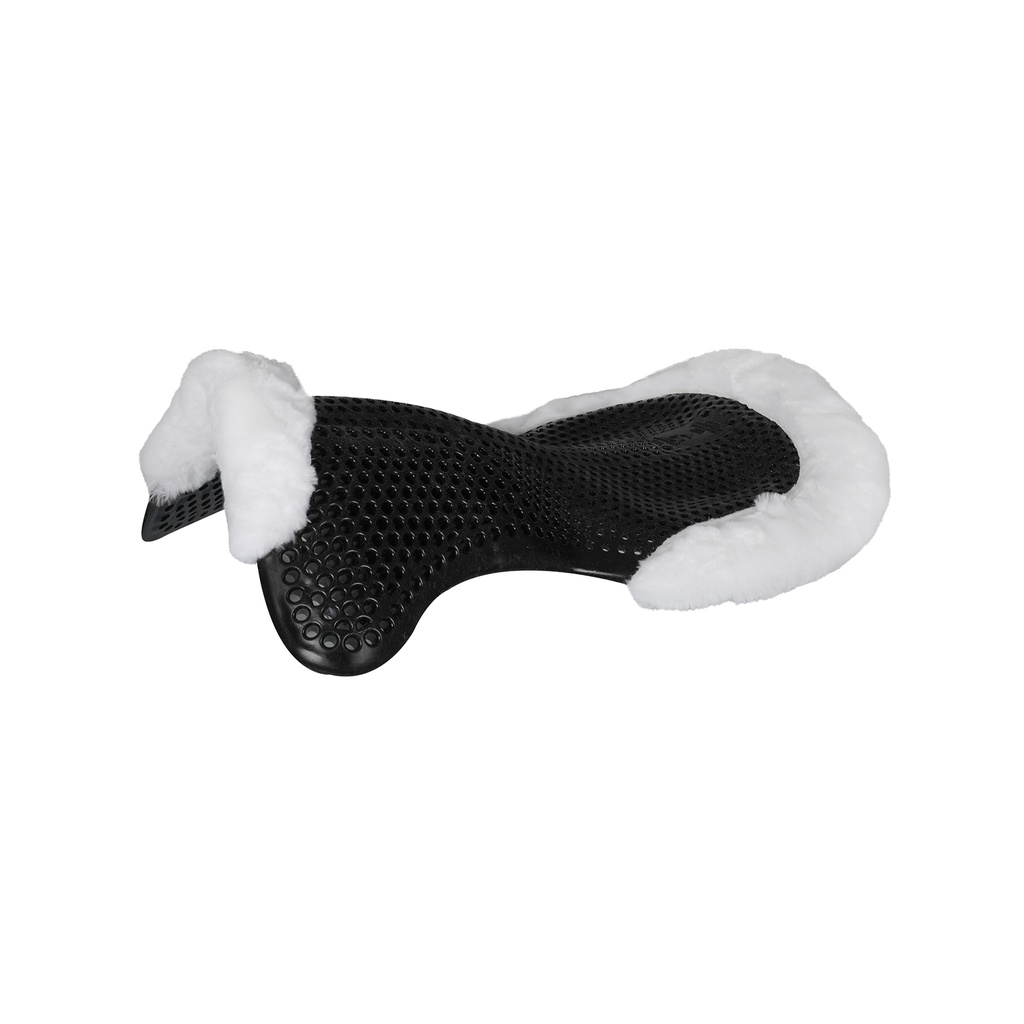 Protector Acavallo classic gel with front riser cut com pelo sintético