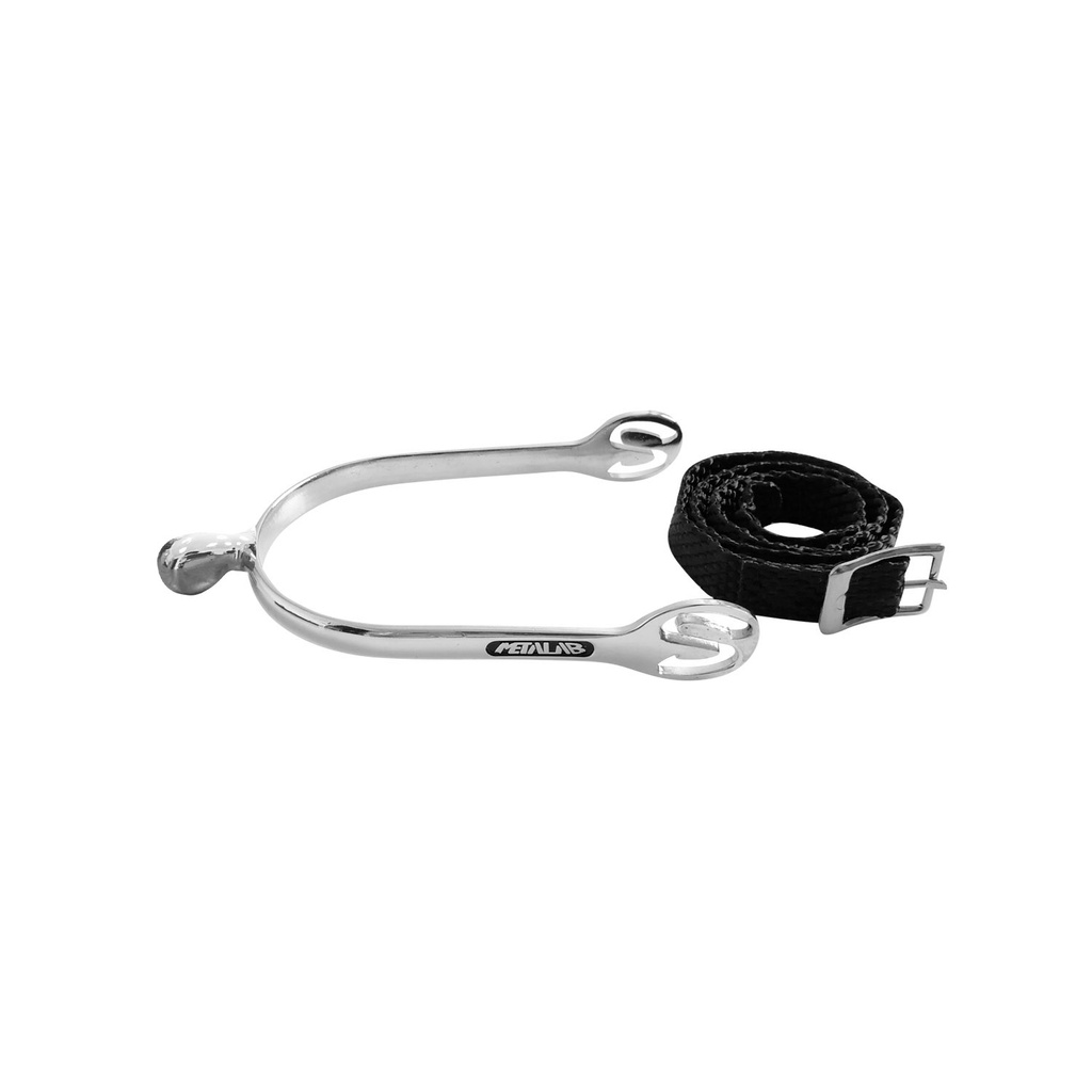 Esporins metalab cromados com fivela de nylon
