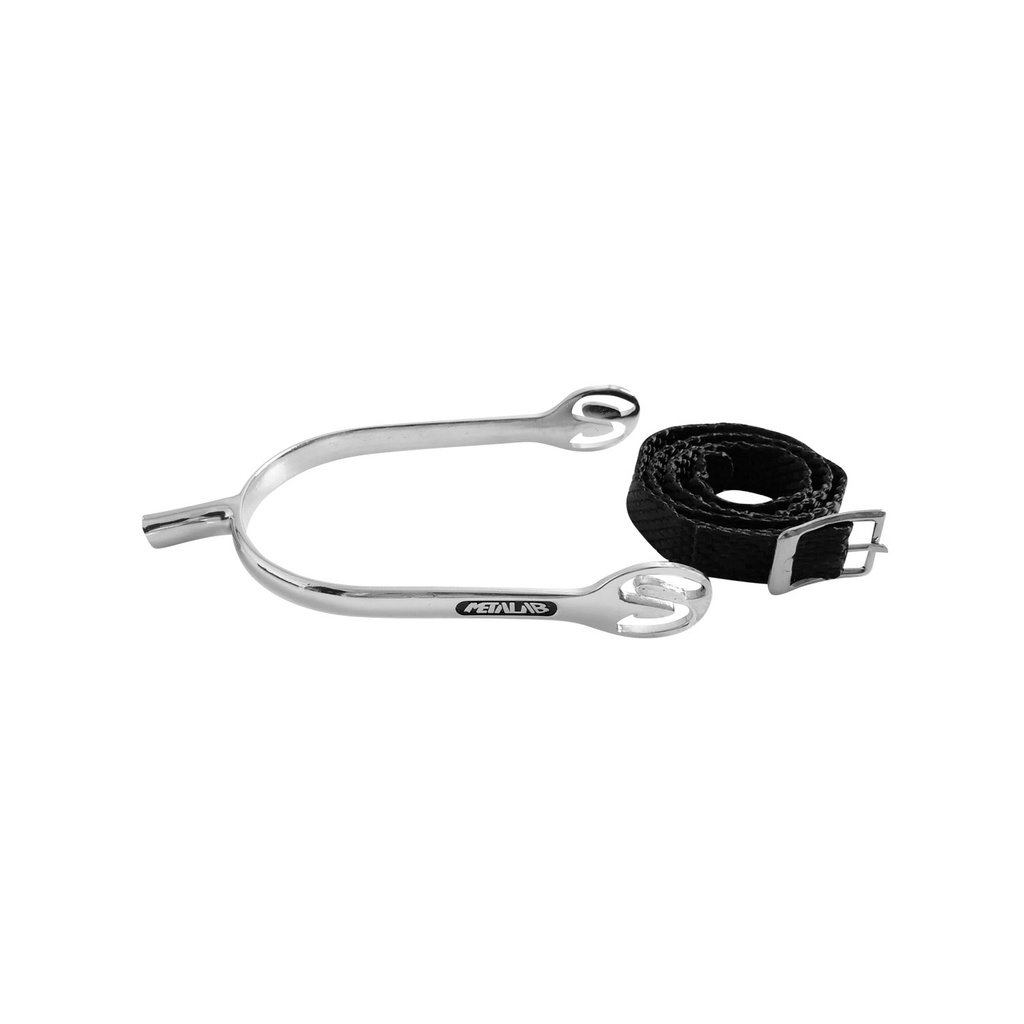 Esporins metalab cromados com fivela de nylon