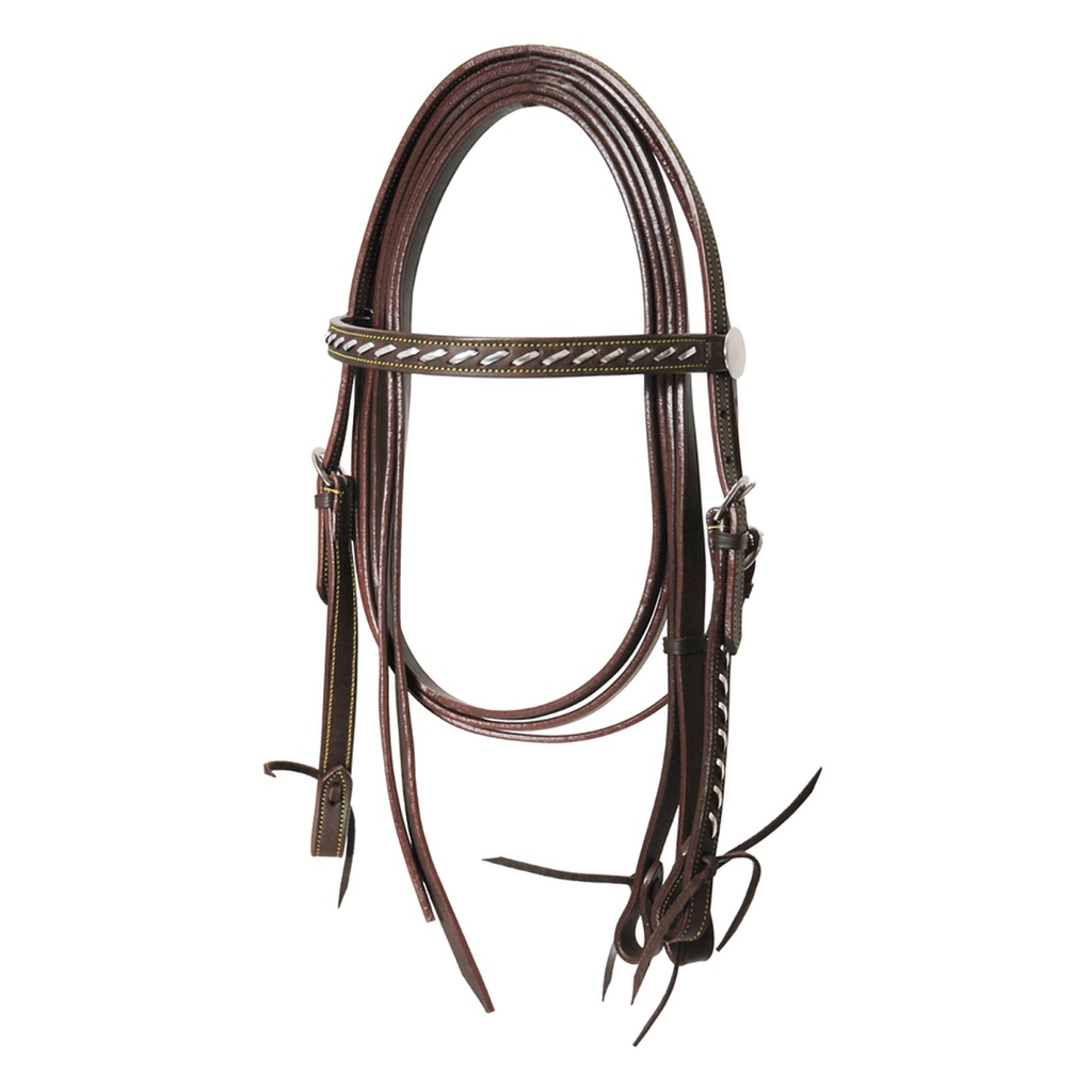 Cabeçada lakota western Prata wire com rédeas