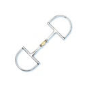 Bridão tripartido com anéis em D stubben