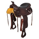 Arreio western stainless steel fitting com estampado florido 2815