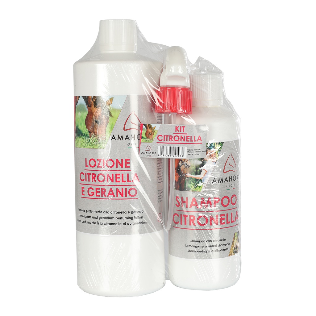 Kit Replente e shampoo citronella & geranio