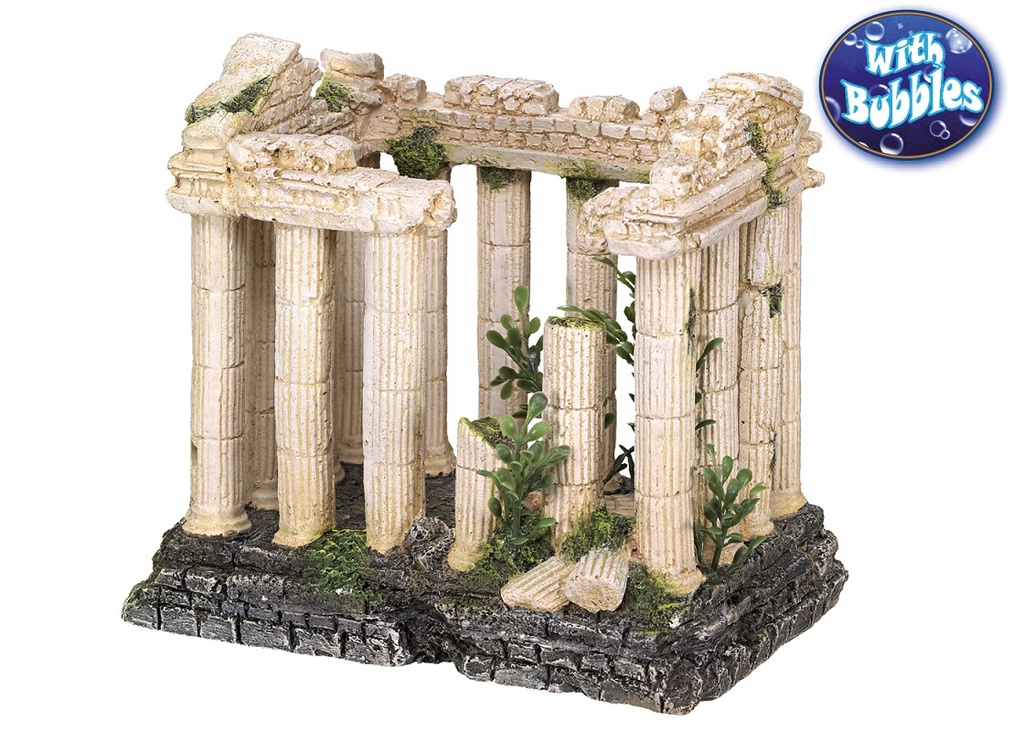 Decoração para aquário com plantas Acropolis