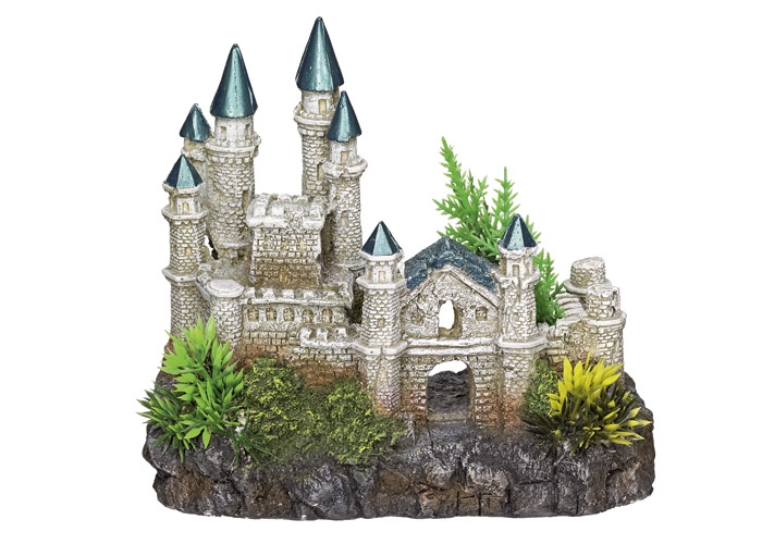 Decoração para Aquários, Lagos e Mesas com plantas "CASTLE"