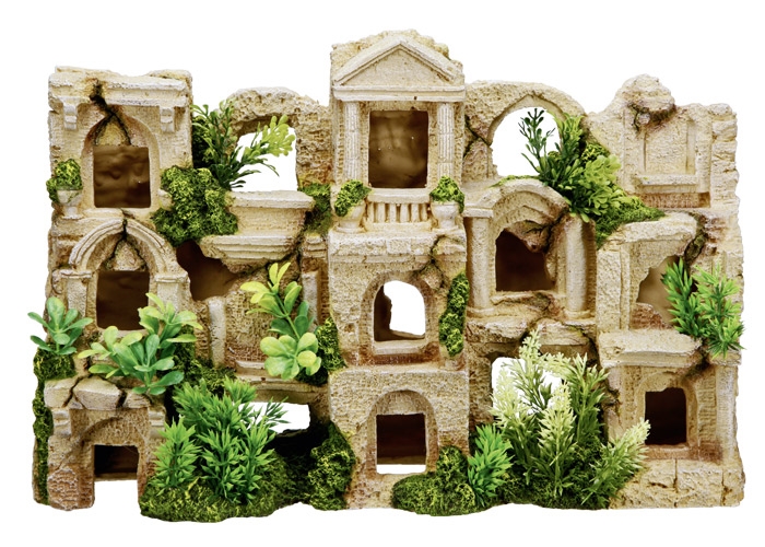 Decoração para Aquários, Lagos e Mesas com plantas "FISH HABITAT" 