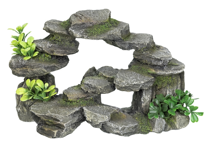 Decoração para Aquários, Lagos e Mesas com plantas "ROCKY ARCH"