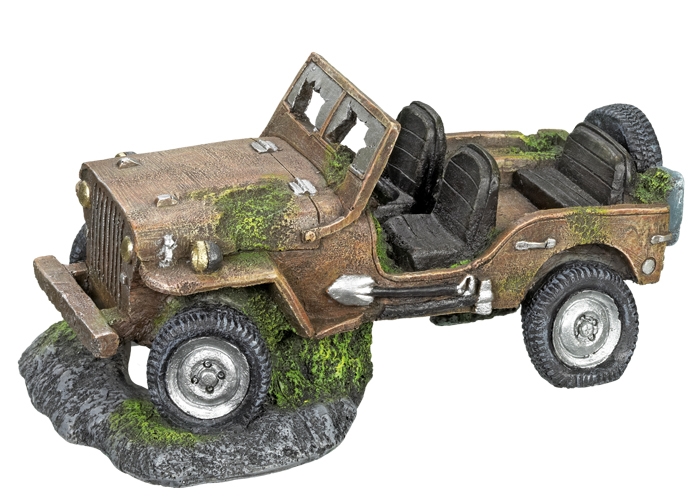 Decoração para Aquários, Lagos e Mesas "JEEP WRECK"