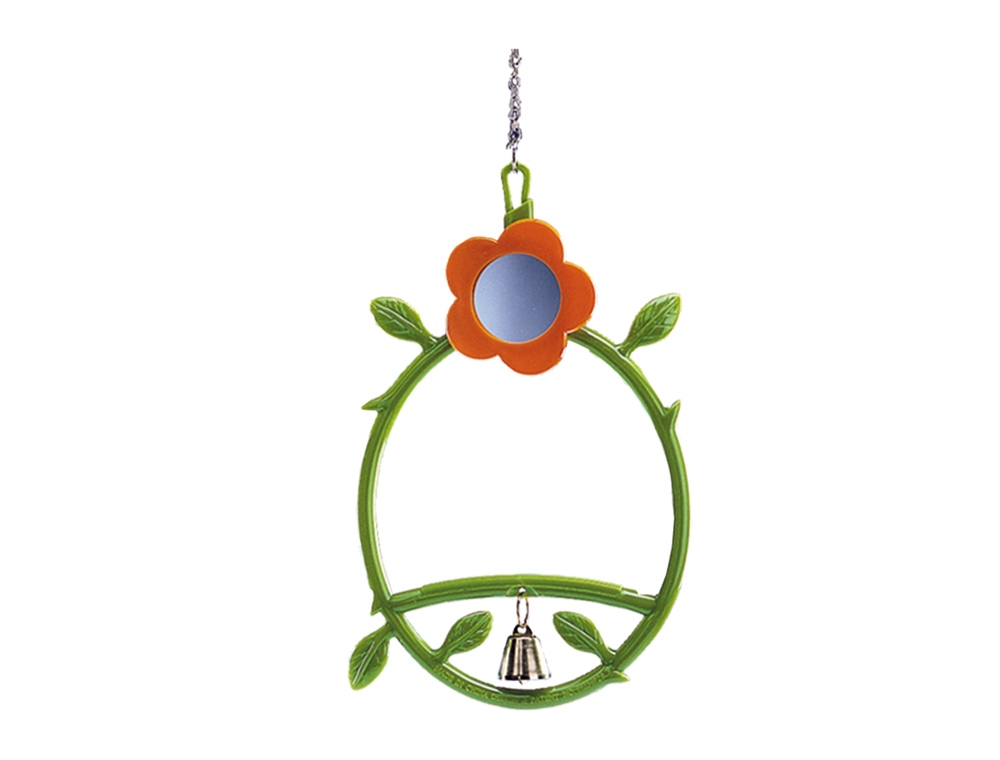 Poleiro em flor com sino