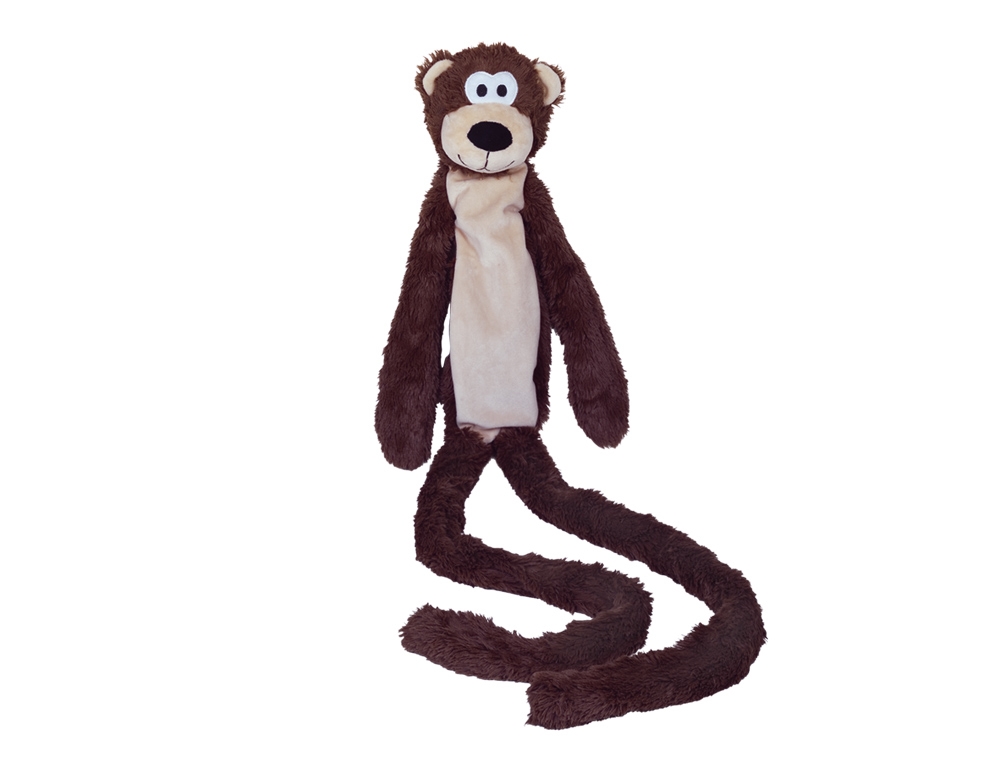 Brinquedo peluche macaco com pernas longas