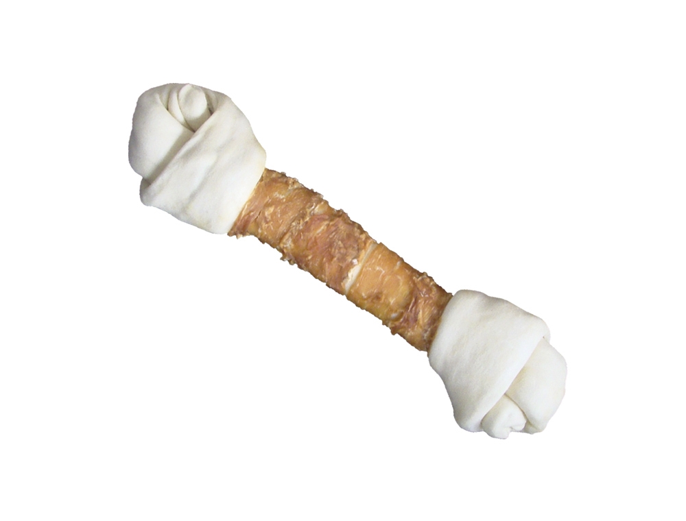 Snack osso de galinha com dois nós