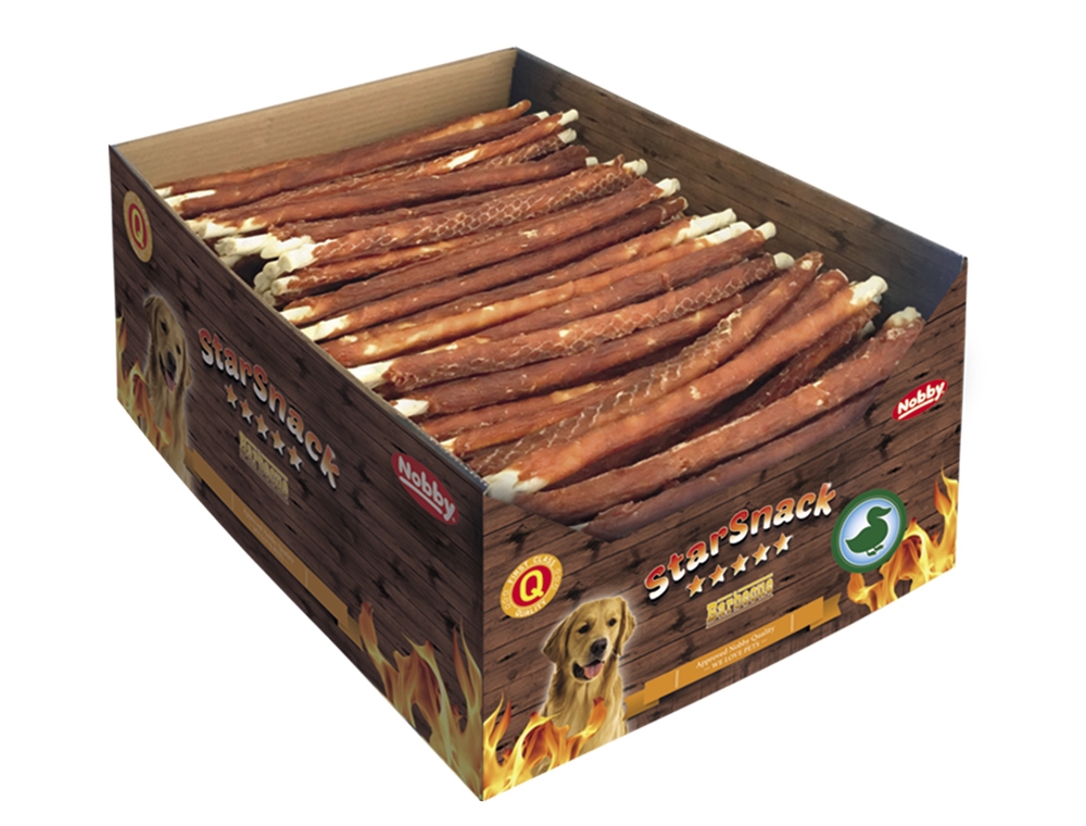 Snack de barbecue de pato wrapped