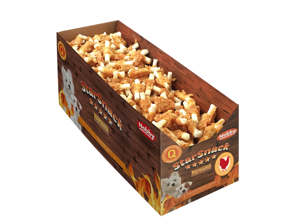 Snack MINI  de barbecue de galinha wrapped