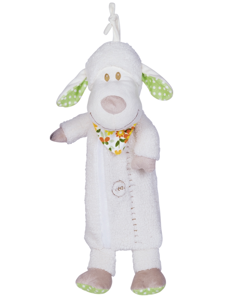 Brinquedo peluche ovelha