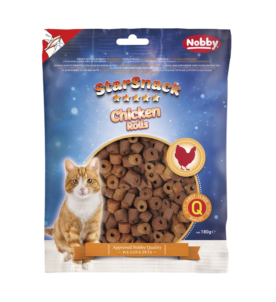 Snack rolitos de galinha