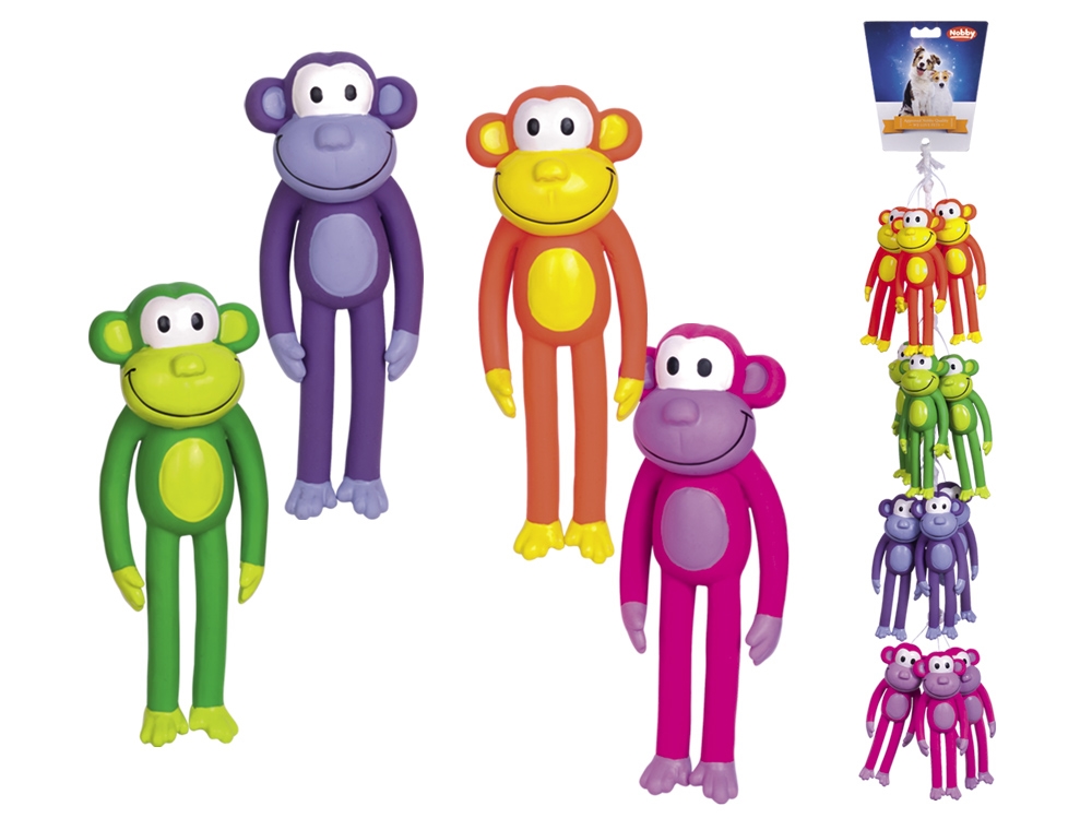 Brinquedo de latex macacos