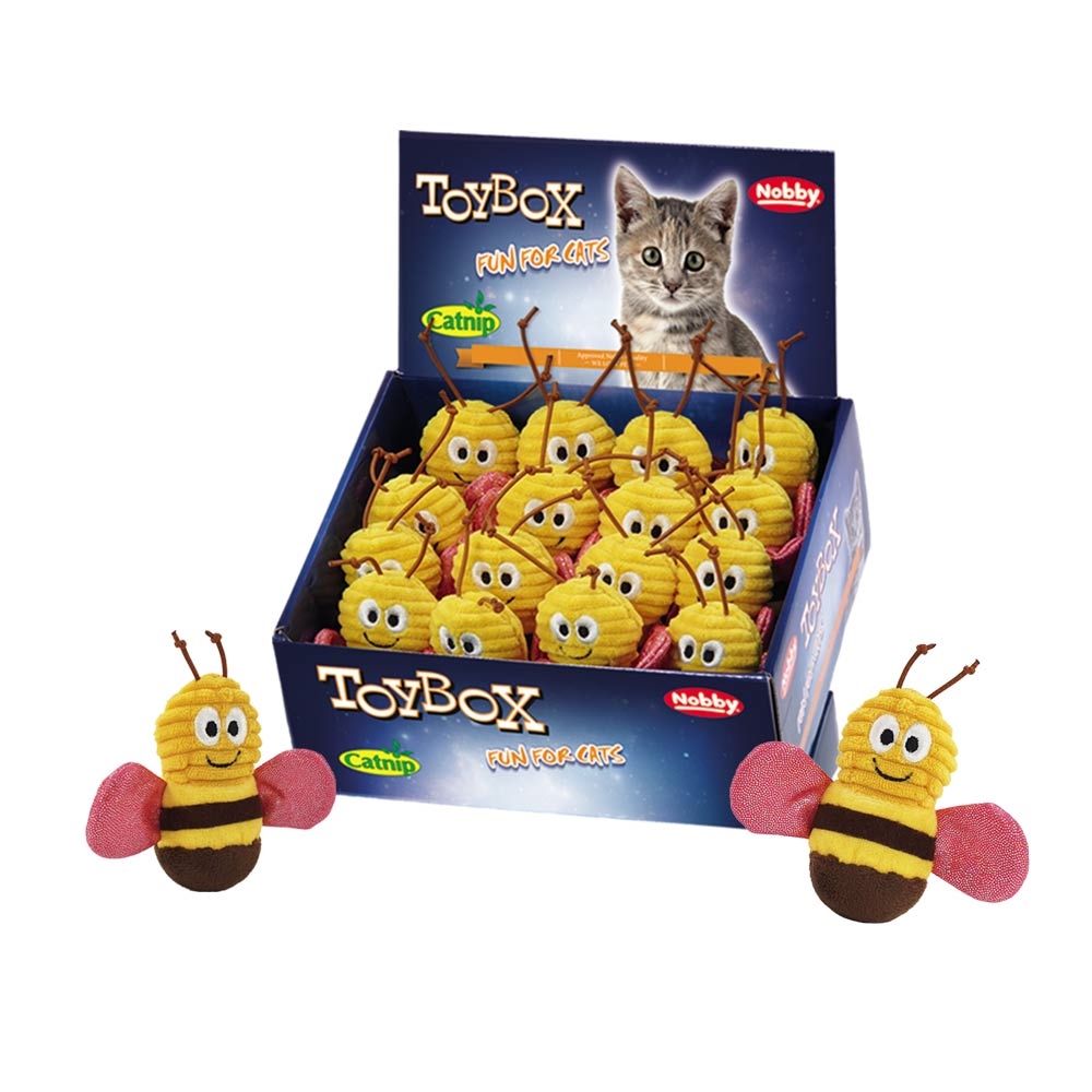 Abelha com erva de gato