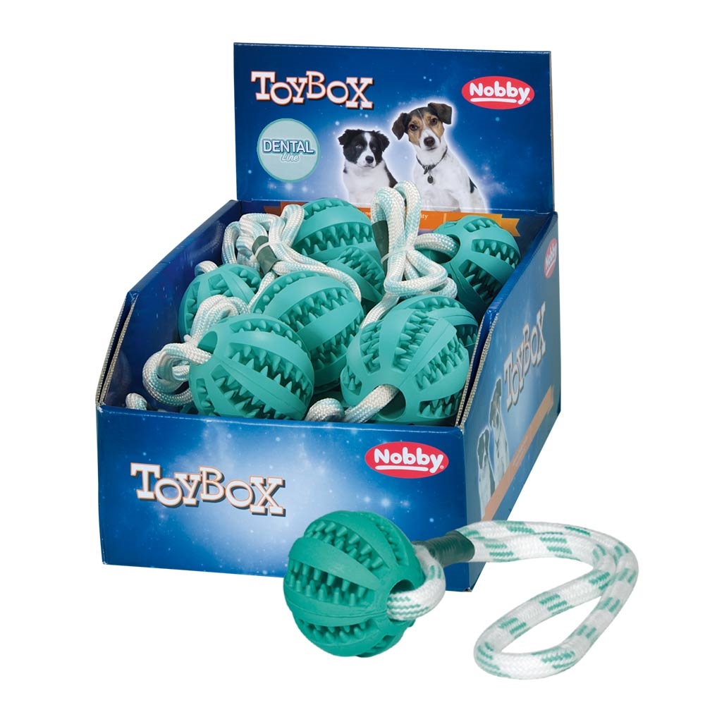 Bola Ruby Dental Line com corda
