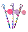 Caneta cavalo com pompom