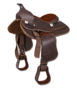 Western sintético, 16"