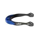Esporins fairrider aluminiun rounded neck blue 20mm