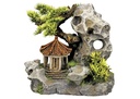 Decoração para Aquários, Lagos e Mesas com plantas "TEMPLE ON CLIFF"