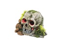 Decor Aqua com LED e plantas "SKULL"