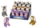 Brinquedo peluche com corda macaco/vaca/porco